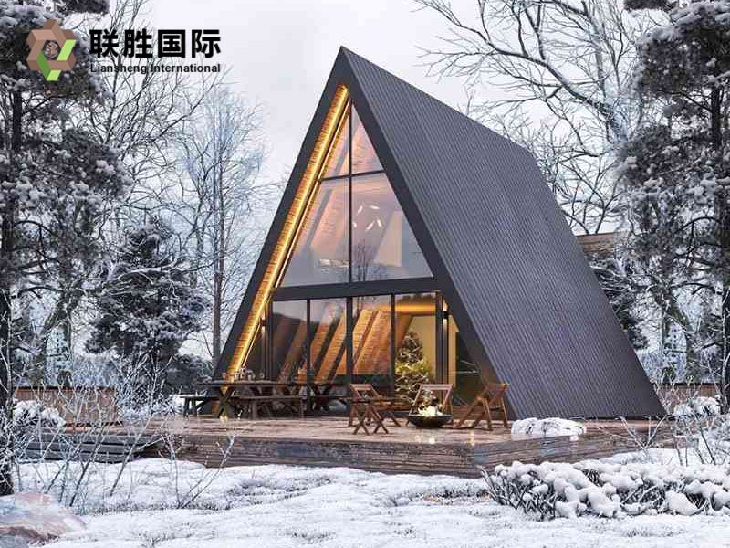 A-frame Triangle Prefab House